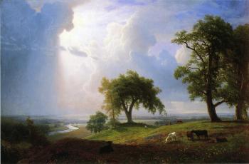 Albert Bierstadt : California Spring